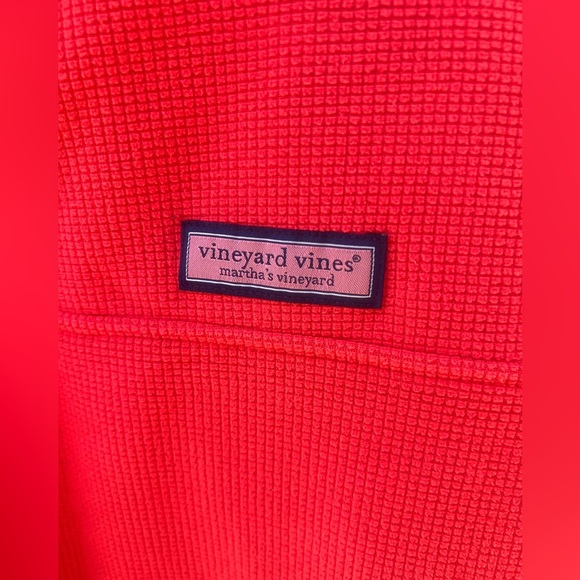Vineyard Vines Fleece Pullover Adult Size Medium  Blue Red USA - Picture 2 of 8